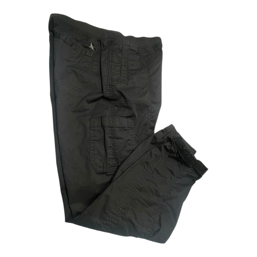 Eddie Bauer LAID-BACK TWILL JOGGER in Black Size 4 Pull-on style elastic waist - Picture 6 of 9